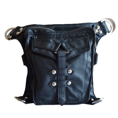 Steam steampunk punk motorcycle waist pack men women handbag messenger bag mini vintage retro rock bag 
