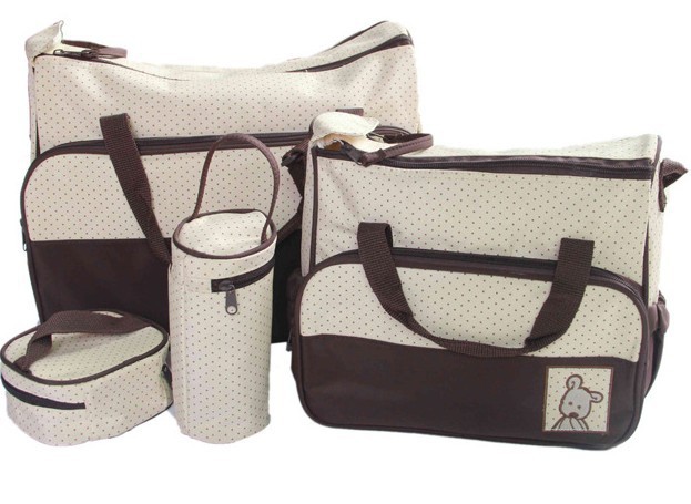 5 piece baby bag set