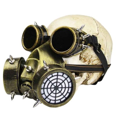 Plague Mask Steampunk Plague Doctor Mask Gothic Vintage Goggles Military Anti-fog Haze Gas Mask Steampunk Party Masks Halloween Anime Cosplay Accessories