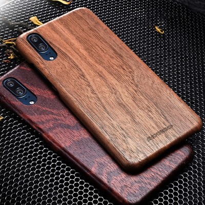 Phone Case For Huawei P20 Ultra-Thin Wood Back Shell Wood Fiber Combination Wooden Case For Huawei P20 Pro Wood Coque