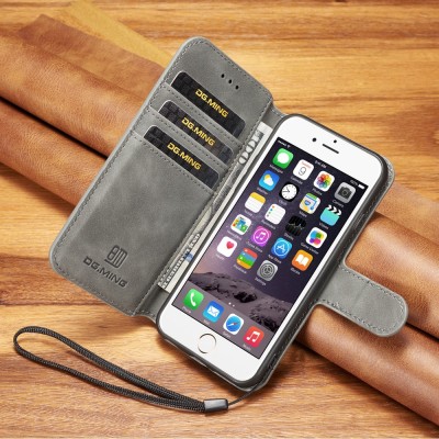 High quality Leather Flip Case For iPhone 6 6s 6plus Wallet Phone Cover iPhone 6 s plus case credit card slot funda For iPhone6