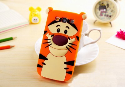 Tiger Phone Case 3D Cartoon Soft Silicone Case For Samsung Cartoon ...